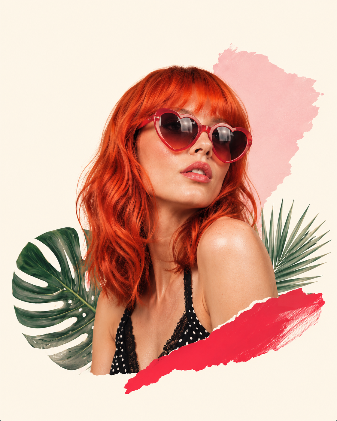 Bold red colour inspiration artwork